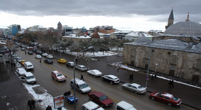 Erzurum taşıtta 49, otomobilde 44'üncü sırada