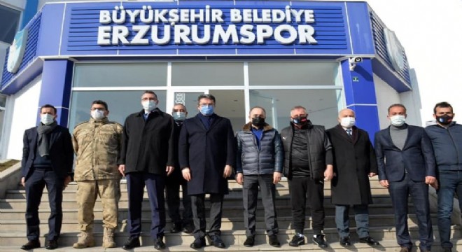 Erzurumspor Vali Memiş'i ağırladı