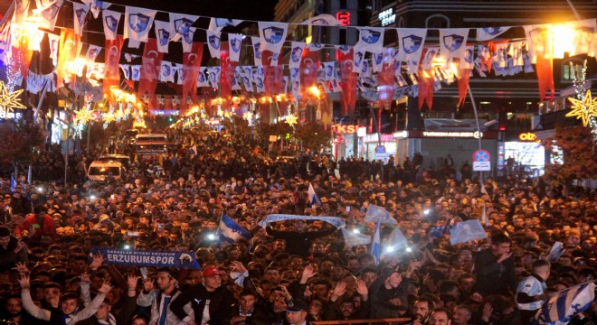 Erzurumspor'a görkemli karşılama