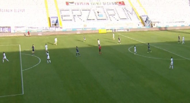 Erzurumspor beraberlikte zirvede !: 1 - 1