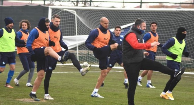 Erzurumspor'da Gençlerbirliği maçı mesaisi