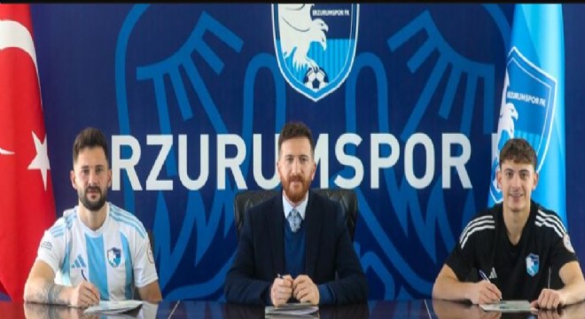 Erzurumspor'dan 2 transfer