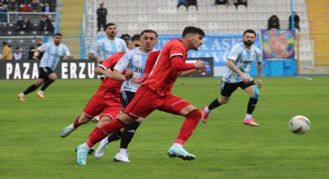 Erzurumspor geçen sezonun 1 puan gerisinde kaldı