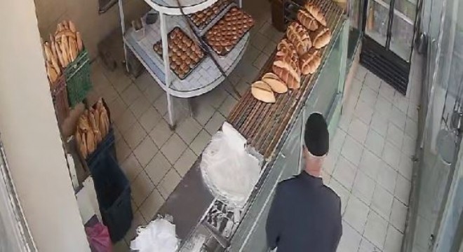 Fırından yardım kutusu çalındı