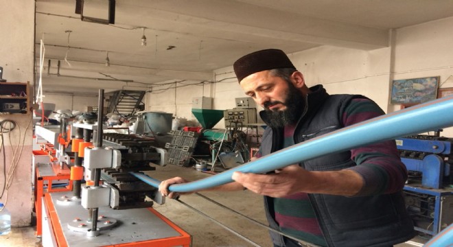 Fiyatı yüksek buldu, kendi makinesini yaptı