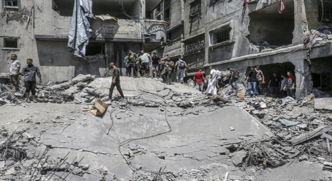 Gazze'de can kaybı 56 bin 156'ya ulaştı