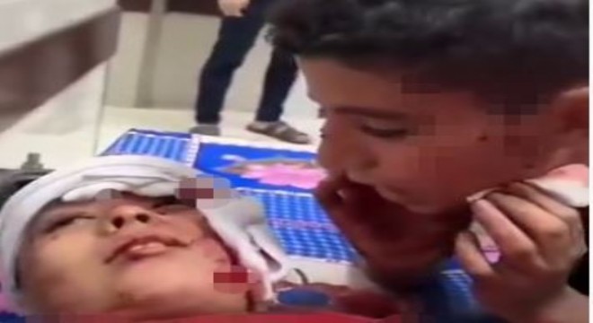 Gazze'den yürek parçalayan görüntü