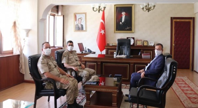 Gemalmaz Kaymakam Perçi'yi ziyaret etti