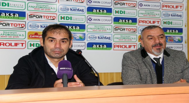 Giresunspor - MKE Ankaragücü maçının ardından