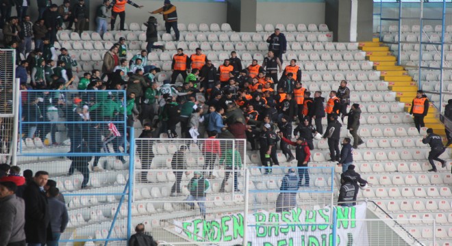 Giresunspor taraftarı olay çıkardı