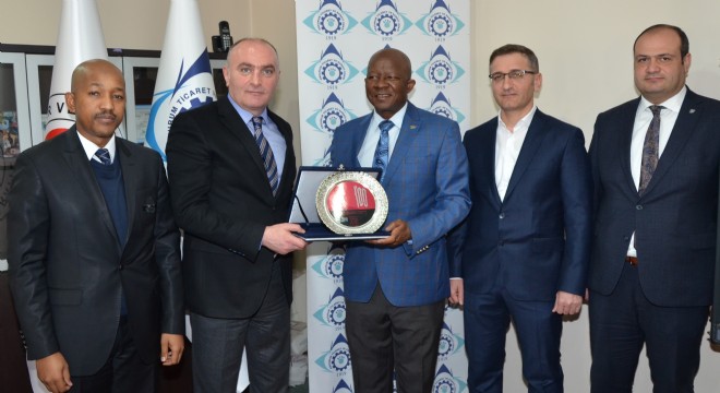 Güney Afrika Büyükelçisi Malefane'den ETSO'ya ziyaret