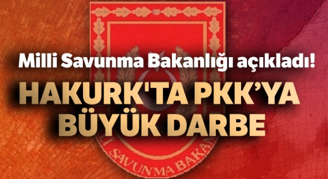Hakurk'taki terör yuvaları yok ediliyor