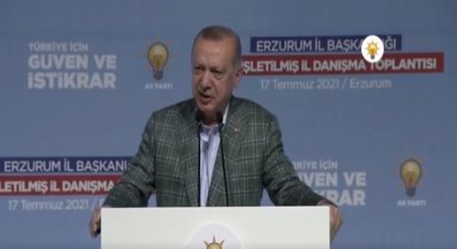 'Erzurum halkına şükranlarımı sunuyorum'