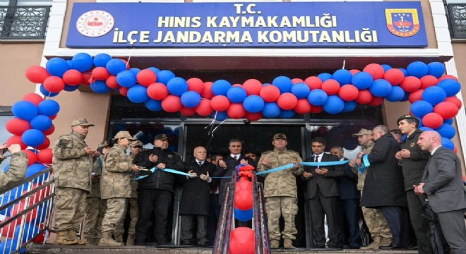 Hınıs jandarma hizmet binası hizmete açıldı