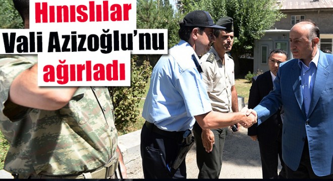 Hınıslılar Vali Azizoğlu'nu ağırladı