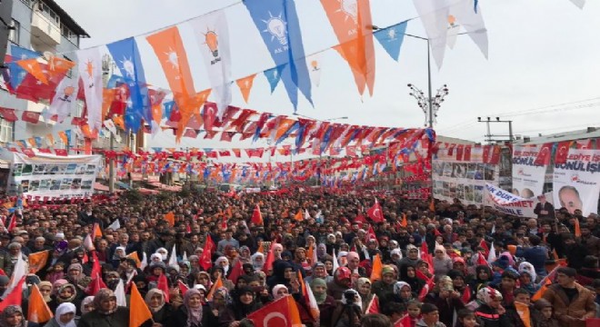 Horasan'da cumhur ittifakı coşkusu yaşandı