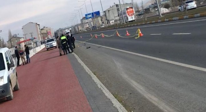 Horasan'da trafik kazası: 1 ölü