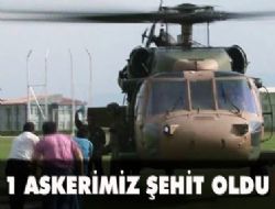 Hakkari'de çatışma: 1 şehit  