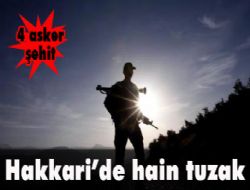 Hakkari'de patlama:4 şehit