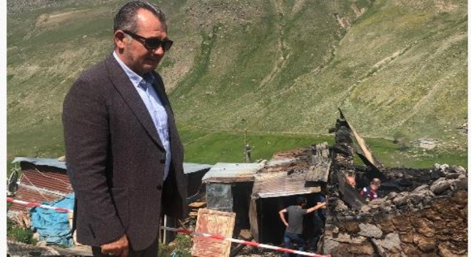 İkizdere'de yangın: 1 ölü
