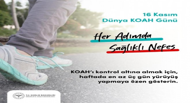 İl Sağlık Müdürlüğü'nden KOAH uyarısı