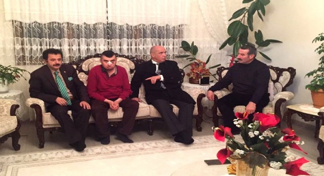 Ilıcalı'dan darp edilen engelli gence ziyaret