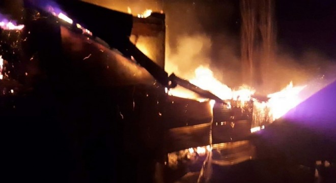 İspir Yedigöl'de yangın