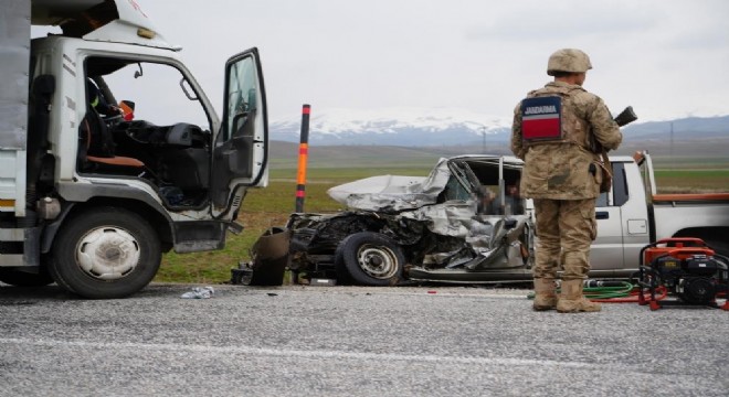 Jandarma bölgesinde bir ayda 20 trafik kazası