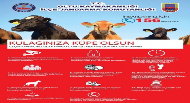 Jandarma uyardı