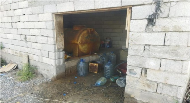 Jandarmadan kaçak akaryakıt operasyonu