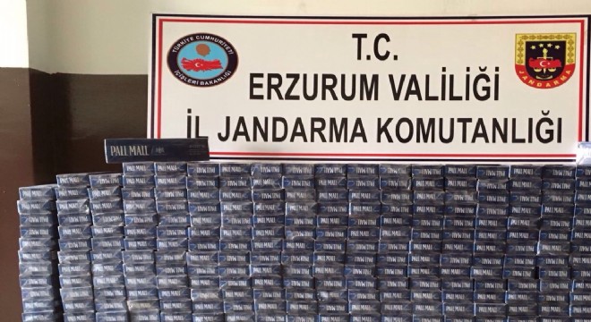 Jandarmadan kaçak sigara operasyonu