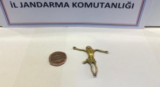 Jandarmadan tarihi eser operasyonu: 2 gözaltı