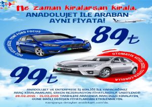 Anadolujet'in yeni kampanyası devam ediyor 