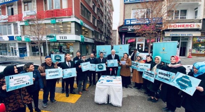 ‘Kadına şiddet, insanlığa ihanettir'
