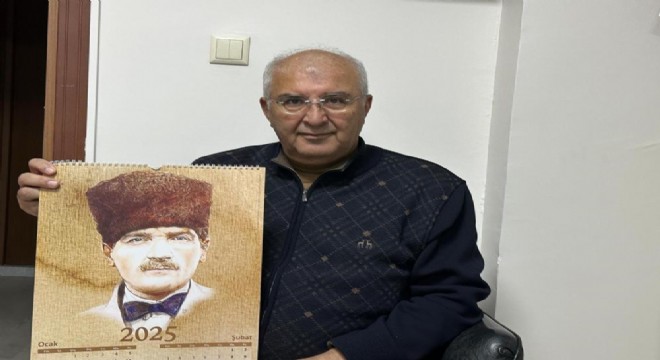 Kadıoğlu'ndan özel Atatürk takvim çalışması