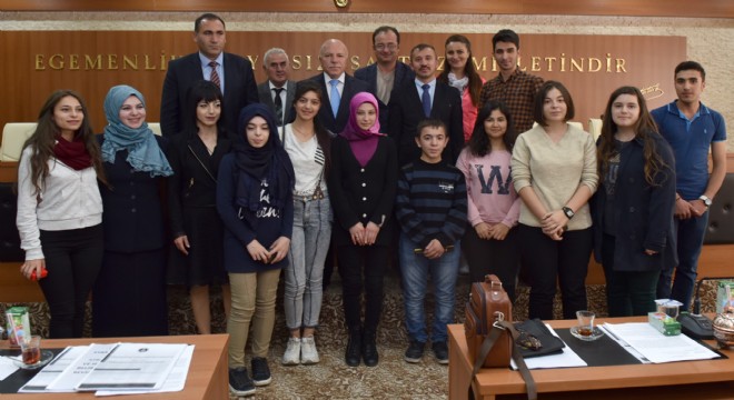Kardeş okullar Erzurum'da buluştu