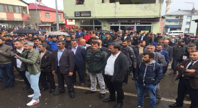 Karlıovalılar, ‘şiddete hayır' dedi