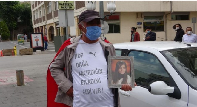 Kızı için HDP'e yürüdü