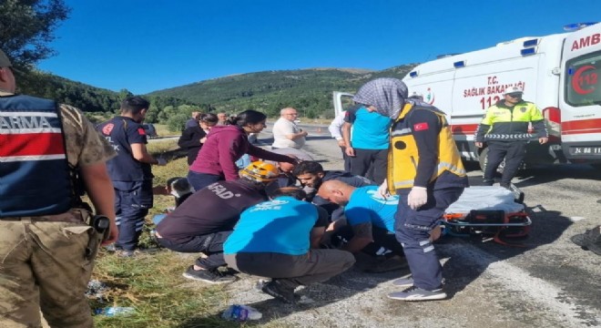 Kızıldağ'da otobüs kazası: 1 ölü, 41 yaralı