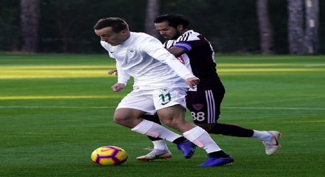 Konyaspor hazırlık maçında Hatayspor'u 3-1 yendi