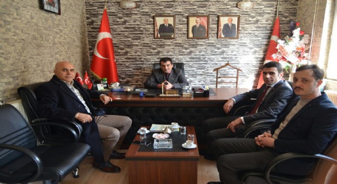 Korkut'tan MHP Yakutiye İlçe teşkilatına ziyaret