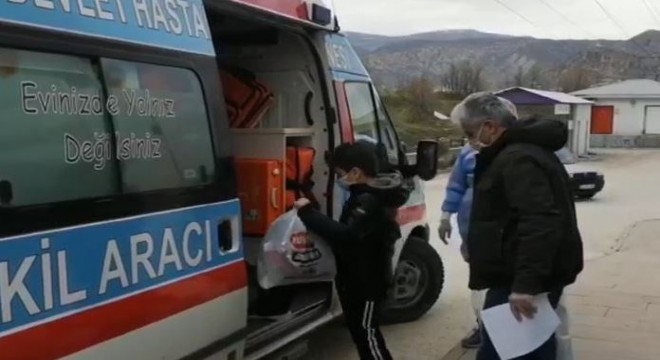 Koronayı yenen dede ve torundan 