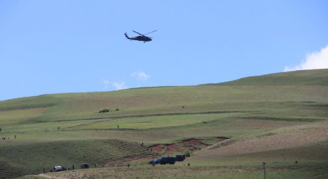 Köseler'de Askeri helikopter destekli operasyon