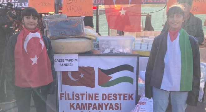Kumbaralarındaki parayı Gazze'ye bağışladılar