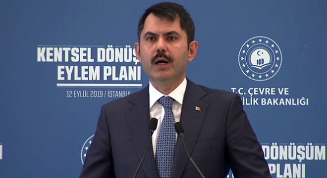 Kurum: ‘1,5 milyon konutu dönüştüreceğiz'