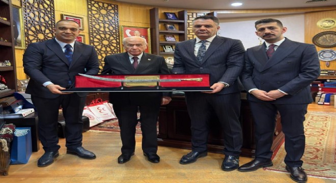 MHP Erzurum İl Teşkilatından Bahçeli'ye ziyaret