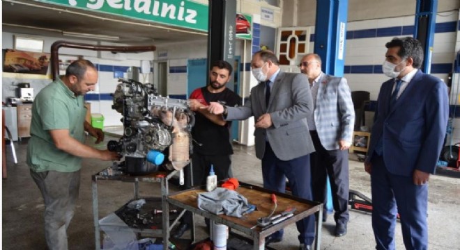 MHP'den sanayi esnafına ziyaret