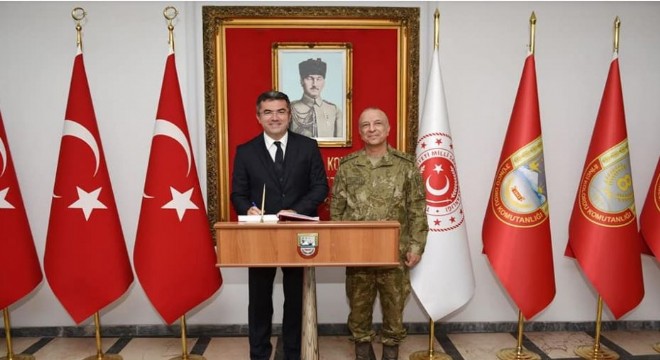 Memiş ve Makas'tan Korgeneral Türkgenci'ne ziyaret