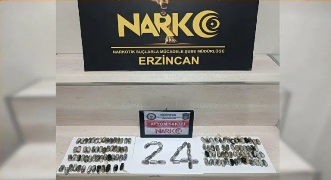 Midesinden 2 kilo uyuşturucu çıktı