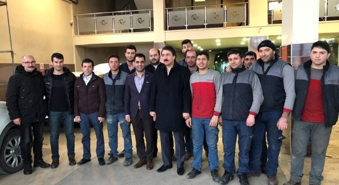Milletvekili Aydemir'den Sanayi esnafıyla istişare
